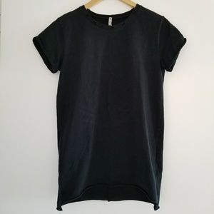 LF Emma & Sam Black Distressed Tee